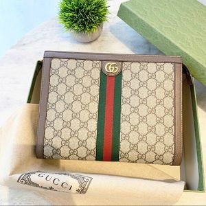 ❣️SOLD❣️Gucci GG Supreme Canvas Ophidia Pouch